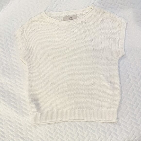NWOT LOFT Petite Muscle Sweater Tee - Picture 4 of 5